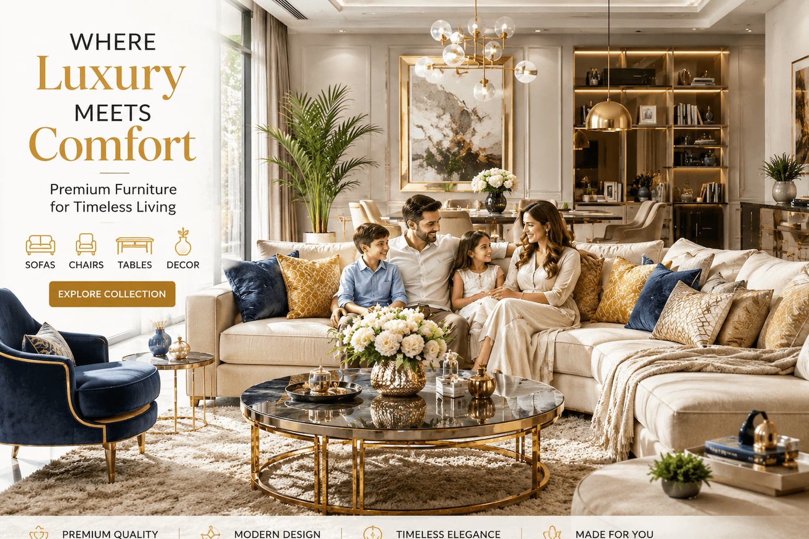 Luxury furniture for timeless living by Sargodeans Furniture